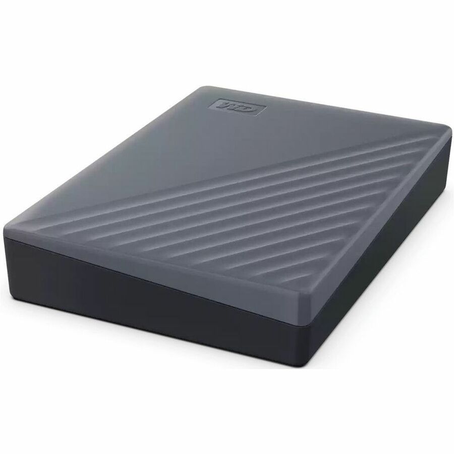 WD My Passport WDBRMD0050BGY-WESN 5 TB Portable Hard Drive - External - Silicon Gray WDBRMD0050BGY-WESN