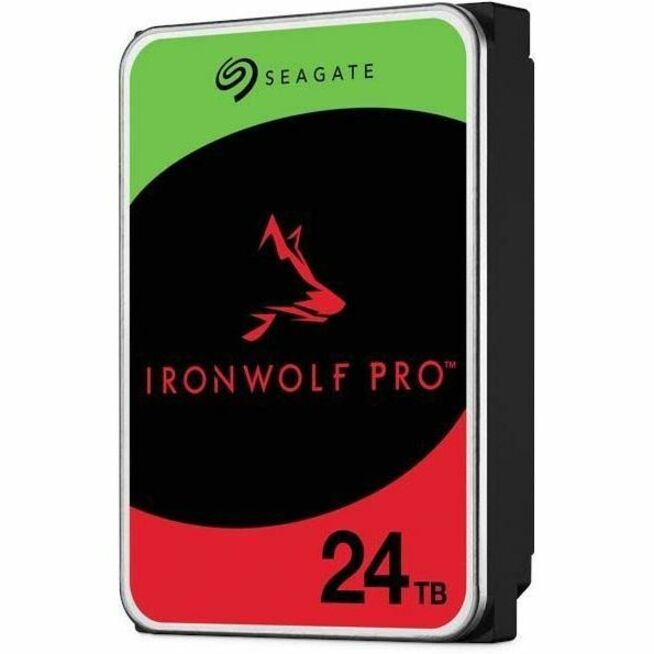 Seagate IronWolf Pro ST24000NT002 24 TB Hard Drive - 3.5" Internal - SATA (SATA/600) - Conventional Magnetic Recording (CMR) Method ST24000NT002