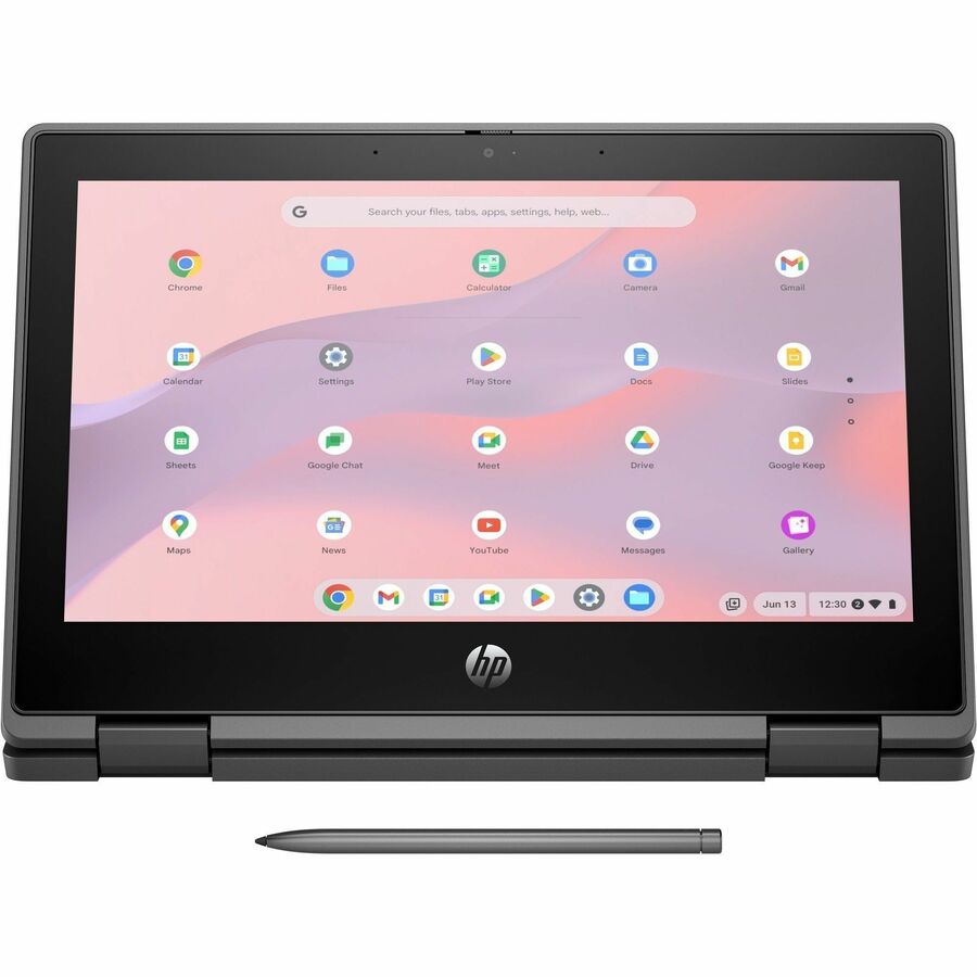 HP Fortis x360 G5 11.6" Touchscreen Rugged Convertible 2 in 1 Chromebook - HD - Intel N-Series N100 - 4 GB - 32 GB Flash Memory - Bilingual Keyboard 9V5G3UT#ABL