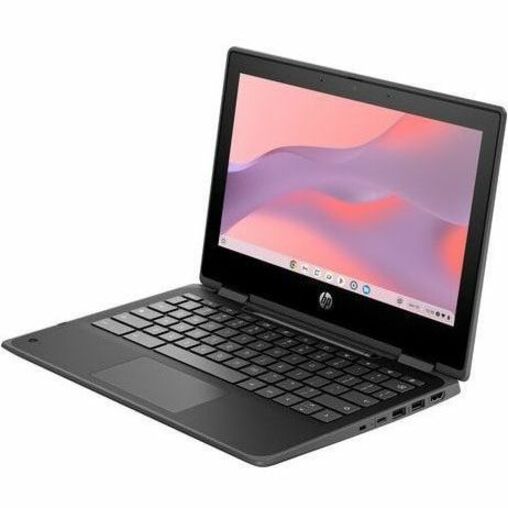 HP Fortis x360 G5 11.6" Touchscreen Rugged Convertible 2 in 1 Chromebook - HD - Intel N-Series N100 - 4 GB - 32 GB Flash Memory - Bilingual Keyboard - Jack Black 9R395UT#ABL