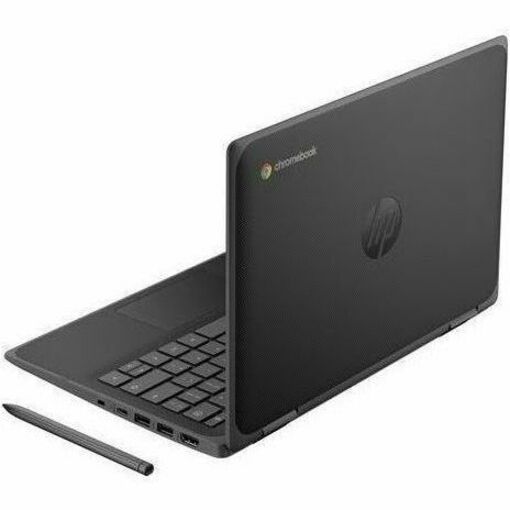 HP Fortis x360 G5 11.6" Touchscreen Convertible 2 in 1 Chromebook - HD - Intel N-Series N100 - 8 GB - 64 GB Flash Memory - Bilingual Keyboard - Jack Black 9R3T1UT#ABL