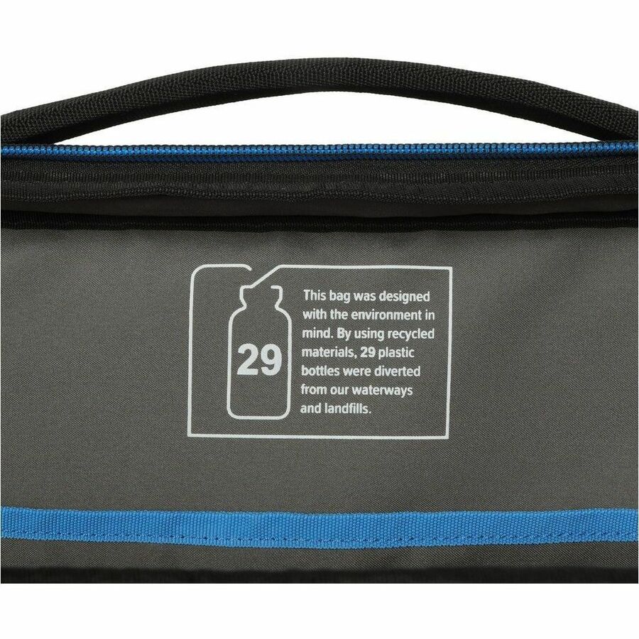 Targus Coastline EcoSmart TBT940GL Carrying Case (Briefcase) for 15" to 16" Notebook - Black - TAA Compliant TBT940GL