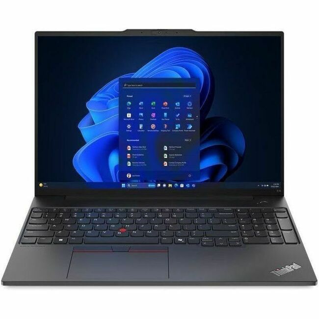 Lenovo ThinkPad E16 Gen 2 21MA0005US 16" Touchscreen Notebook - WUXGA - Intel Core Ultra 7 155U - 16 GB - 512 GB SSD - English Keyboard - Black 21MA0005US