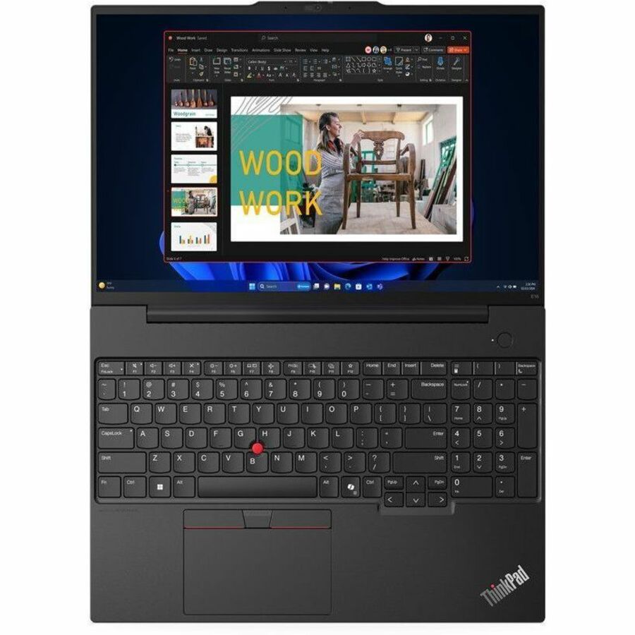 Lenovo ThinkPad E16 Gen 2 21MA0005US 16" Touchscreen Notebook - WUXGA - Intel Core Ultra 7 155U - 16 GB - 512 GB SSD - English Keyboard - Black 21MA0005US