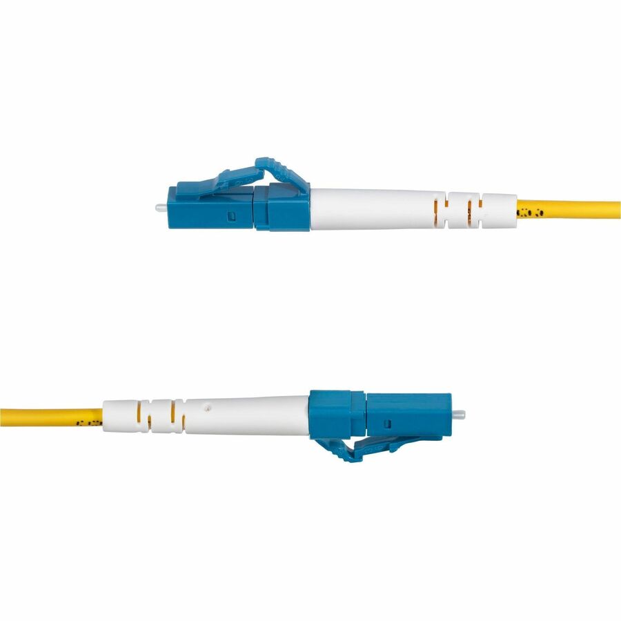 StarTech.com 1m (3.3ft) LC to LC (UPC) OS2 Single Mode Simplex Fiber Optic Cable, 9/125, 40G/100G, Low Insertion Loss, LSZH Jumper Cord SPSMLCLC-OS2-1M