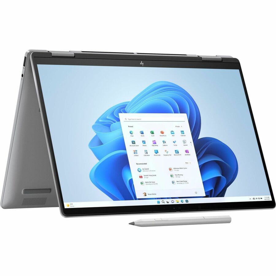 HP ENVY x360 14-fc0000 14-fc0000ca 14" Touchscreen Convertible 2 in 1 Notebook - 2.8K - Intel Core Ultra 7 155U - 16 GB - 1 TB SSD - Meteor Silver 9W3D7UA#ABL