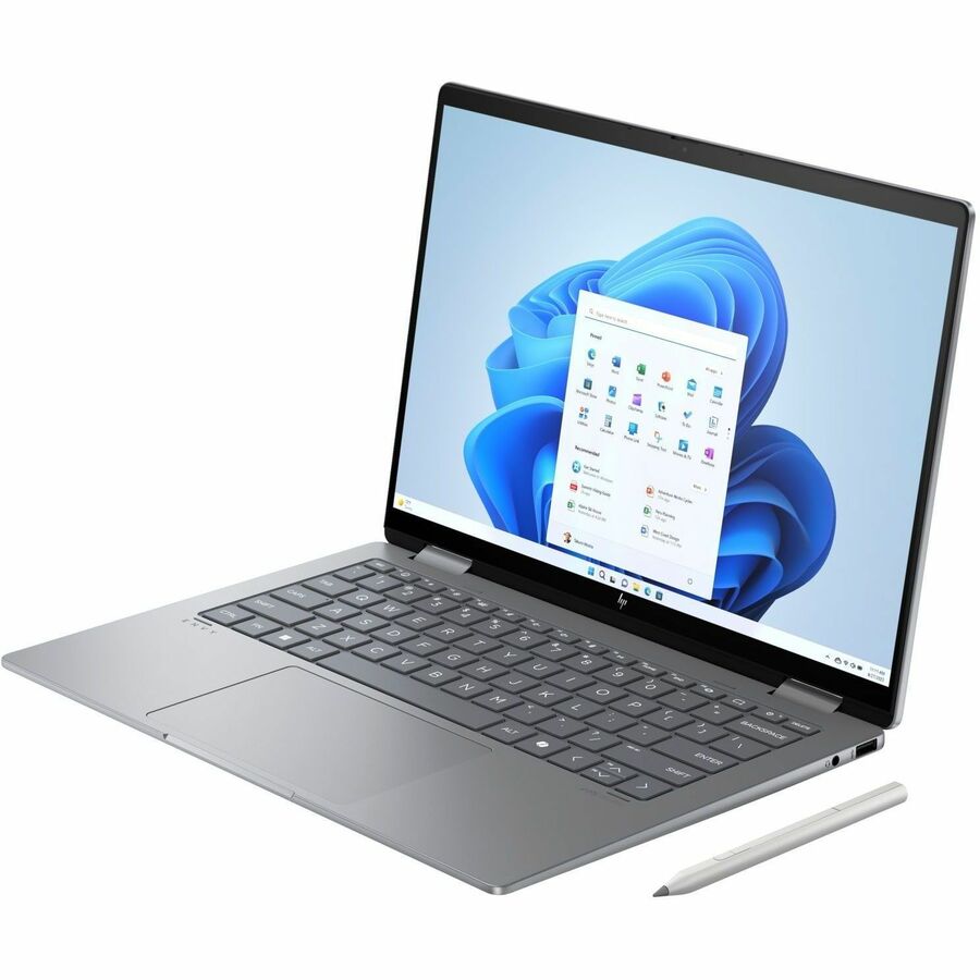 HP ENVY x360 14-fc0000 14-fc0000ca 14" Touchscreen Convertible 2 in 1 Notebook - 2.8K - Intel Core Ultra 7 155U - 16 GB - 1 TB SSD - Meteor Silver 9W3D7UA#ABL