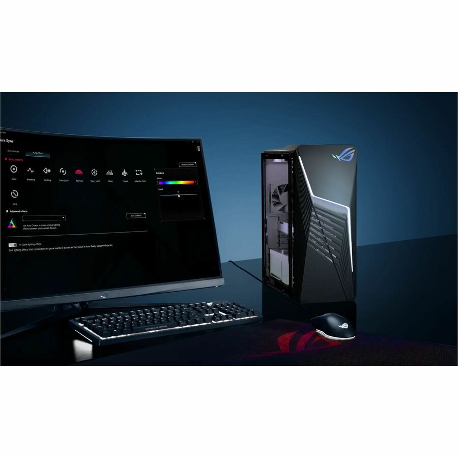 Asus ROG Strix G13CHR G13CHR-DSI74060-CB Gaming Desktop Computer - Intel Core i7 14th Gen i7-14700F - 32 GB - 1 TB SSD - Mid-tower - Extreme Dark Gray G13CHR-DSI74060-CB