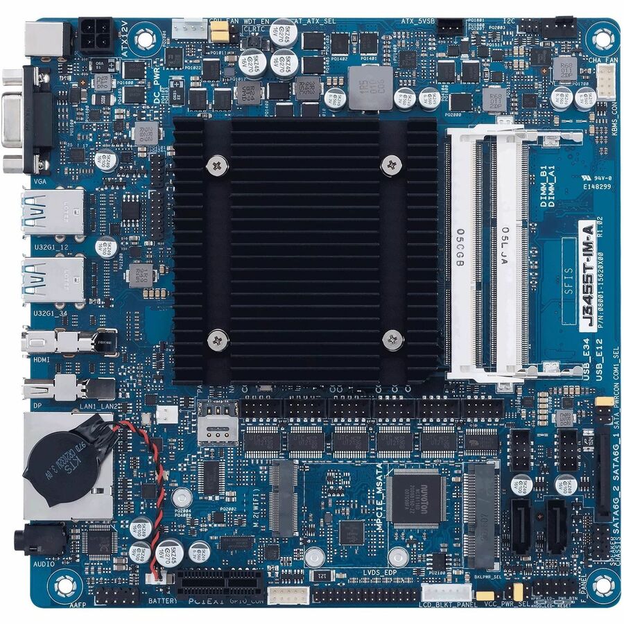 Asus J3455T-IM-A R2.0 Industrial Motherboard - Intel Chipset - Thin Mini ITX 90ME0420-M0UCY0