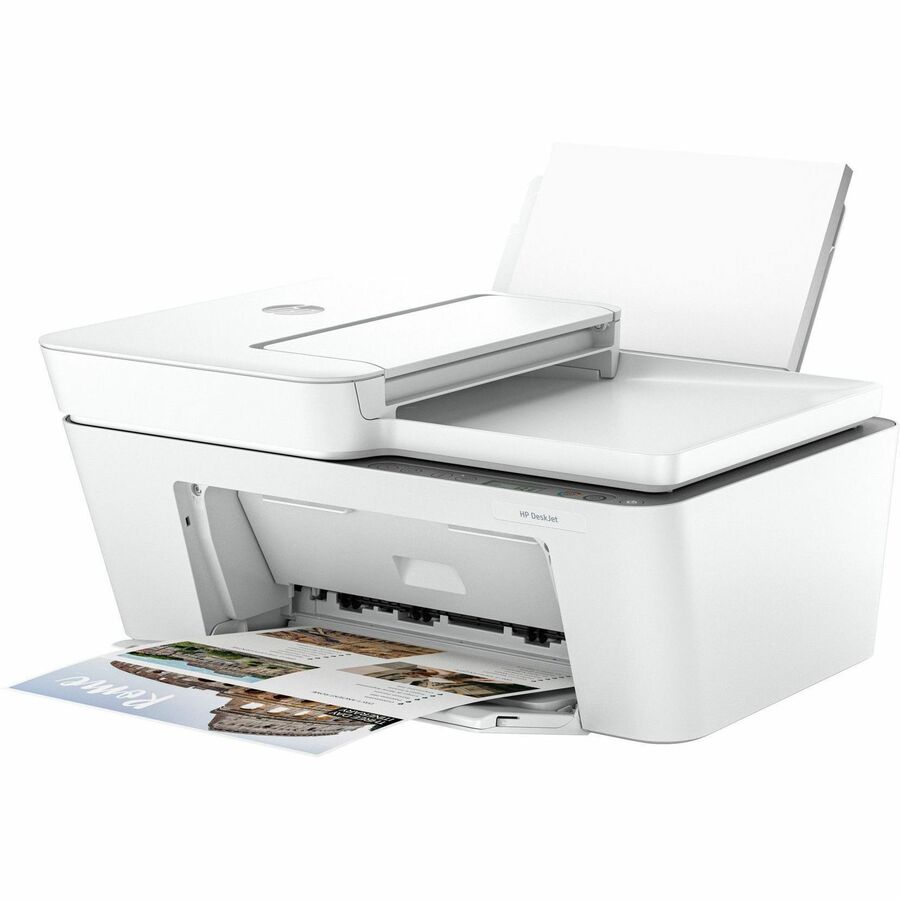 HP Deskjet 4255e Wired & Wireless Inkjet Multifunction Printer - Color - White 588S6A#B1H