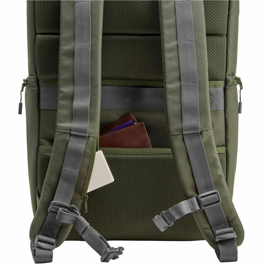 HP Carrying Case (Backpack) for 15.6" Notebook - Gray, Green 9J496AA