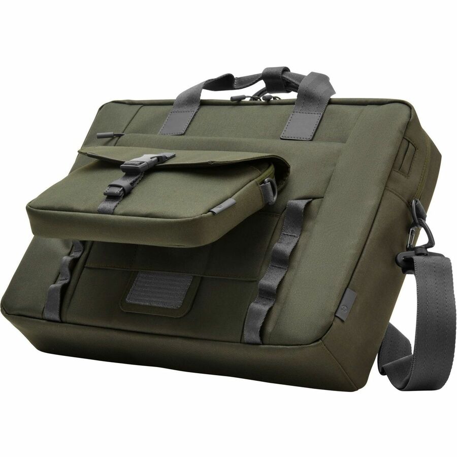 HP Carrying Case (Messenger) for 15.6" Notebook - Gray, Green 9J497AA