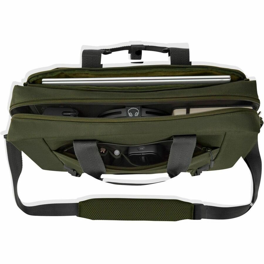 HP Carrying Case (Messenger) for 15.6" Notebook - Gray, Green 9J497AA