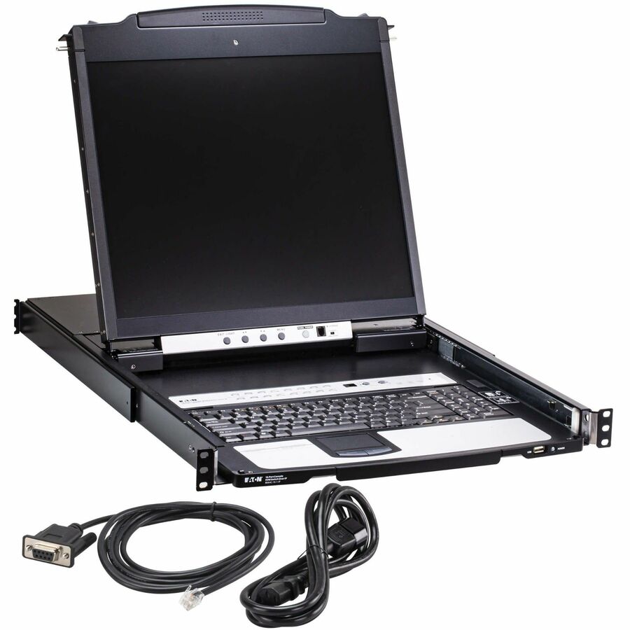 Tripp Lite by Eaton 16-Port Cat5 KVM over IP Switch - 19 in. LCD, 1 Remote or 1 Local User, 1U Rack-Mount, TAA B064C-16-1-IP