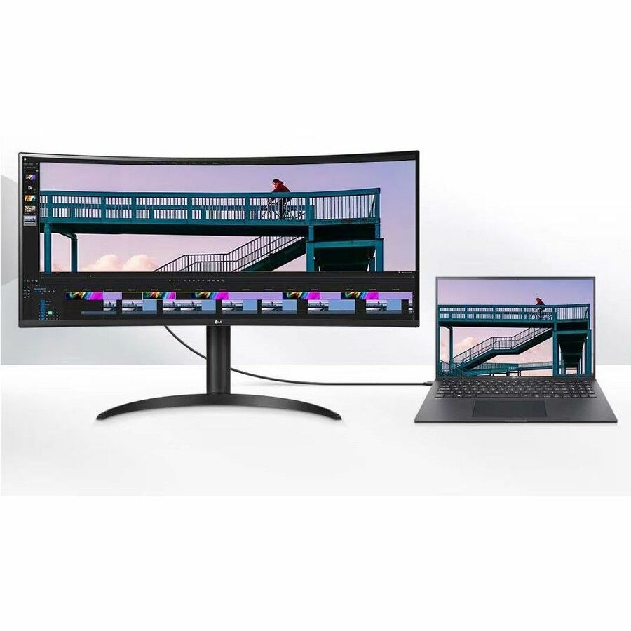 LG Ultrawide 34WR55QC-B 34" Class UW-QHD Curved Screen LCD Monitor - 21:9 34WR55QC-B