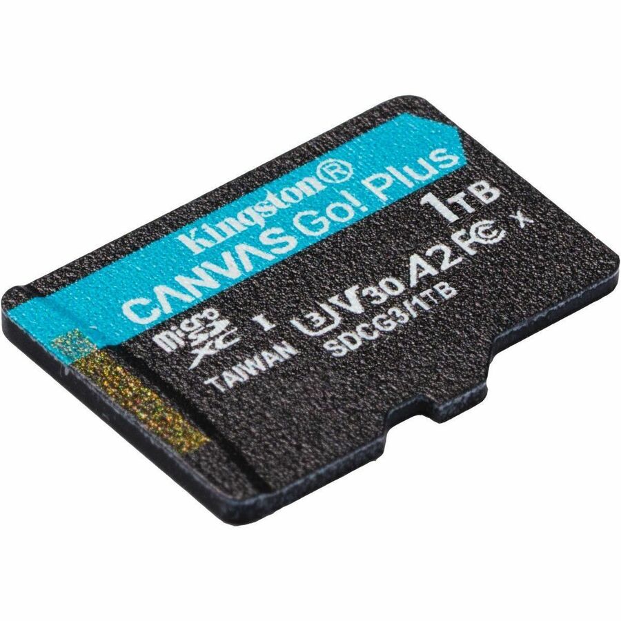 Kingston Canvas Go! Plus 1 TB Class 10/UHS-I (U3) V30 microSDXC - 1 Pack SDCG3/1TBSP