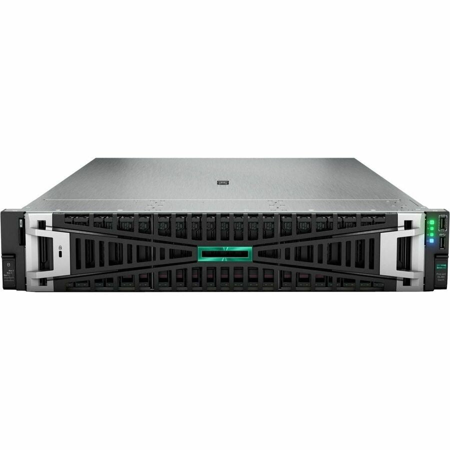 HPE ProLiant DL380 G11 2U Rack Server - 1 x Intel Xeon Silver 4510 2.40 GHz - 64 GB RAM - 960 GB SSD - (2 x 480GB) SSD Configuration P71679-005