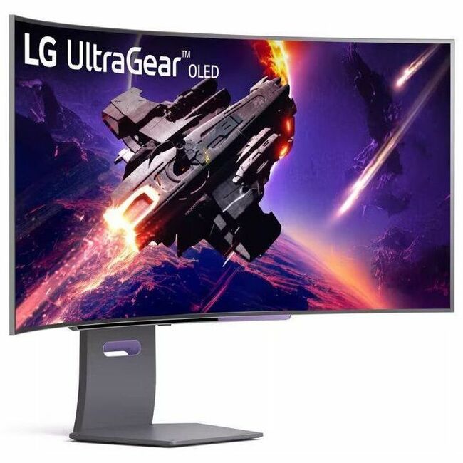 LG UltraGear 45GS95QE-B 45" Class UW-QHD Curved Screen Gaming OLED Monitor - 21:9 - True Black 45GS95QE-B