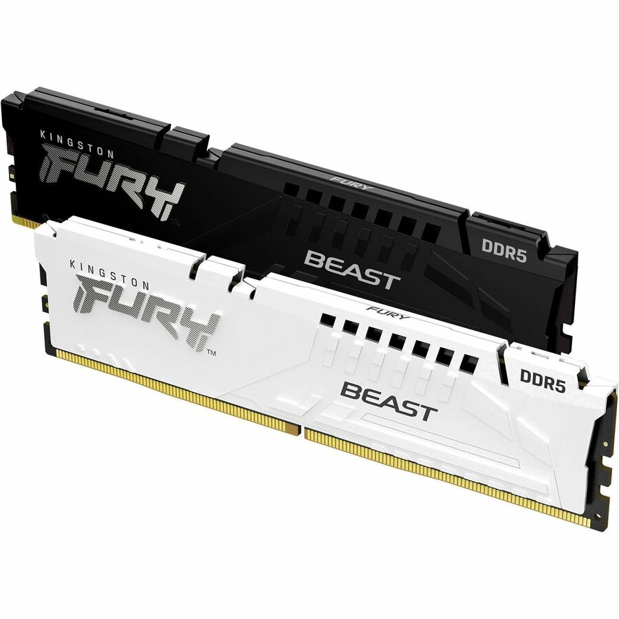 Kingston 16GB (1x16GB) DDR5 6800MT/s CL34 FURY Beast White XMP KF568C34BW-16