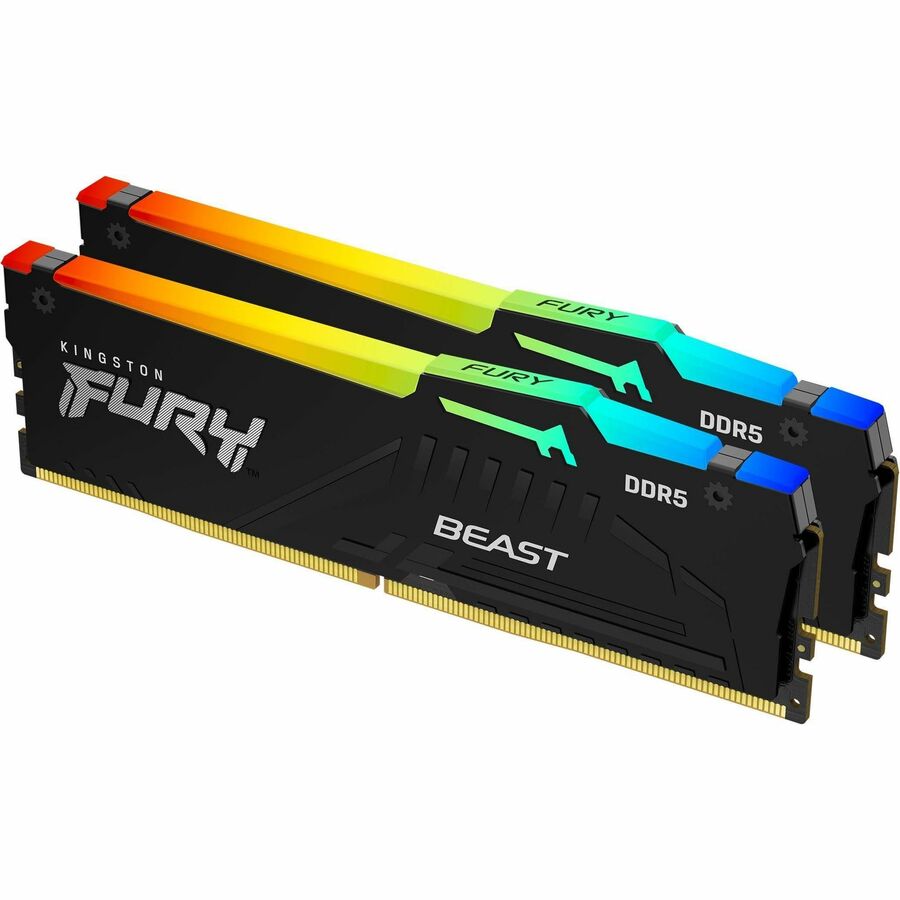 Kingston FURY Beast 16GB (2 x 8GB) DDR5 SDRAM Memory Kit KF560C30BBEAK2-16