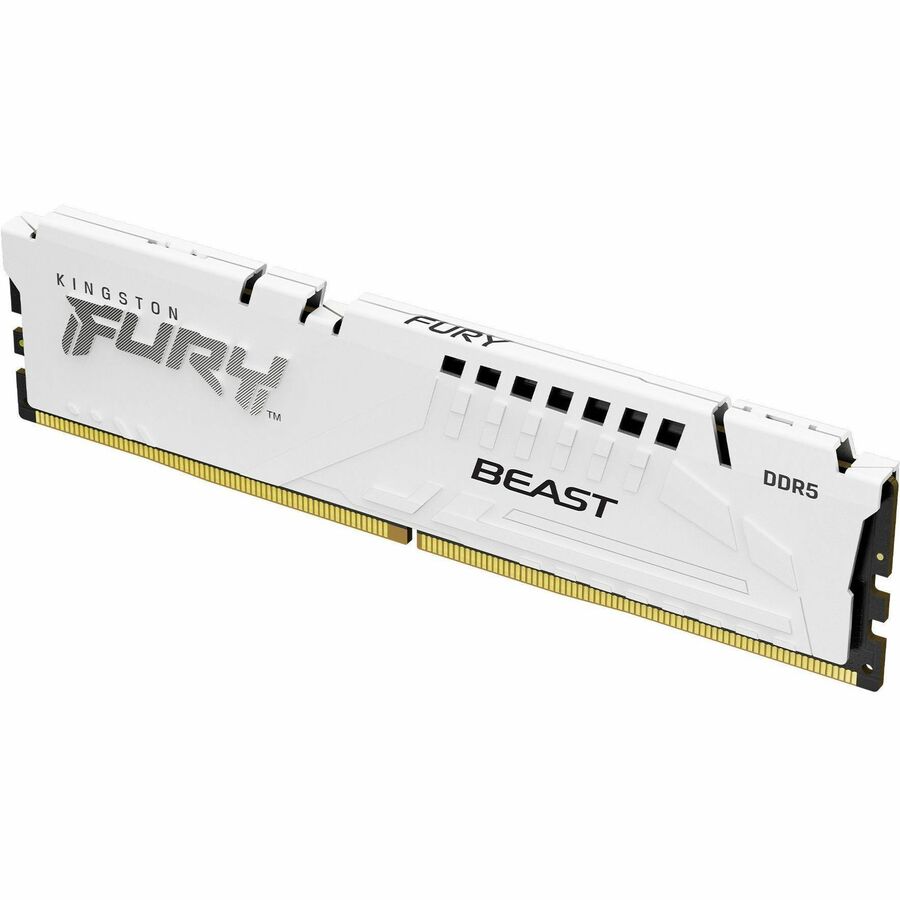 Kingston 16GB (1x16GB) DDR5 6000MT/s CL30 FURY Beast White XMP KF560C30BW-16