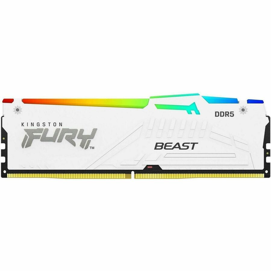 Kingston 32GB (1x32GB) DDR5 6000MT/s CL30 FURY Beast White RGB EXPO KF560C30BWEA-32