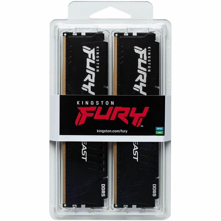 Kingston FURY Beast 64GB (2 x 32GB) DDR5 SDRAM Memory Kit KF560C30BBEK2-64