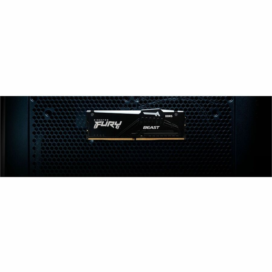 Kingston 32GB (2x16GB) DDR5 6400MT/s CL32 FURY Beast Black RGB XMP KF564C32BBAK2-32