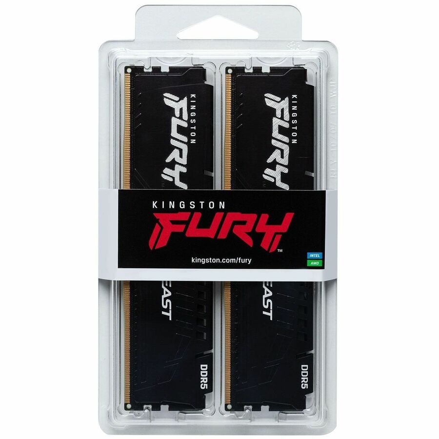 Kingston FURY Beast 32GB (2 x 16GB) DDR5 SDRAM Memory Kit KF564C32BBK2-32