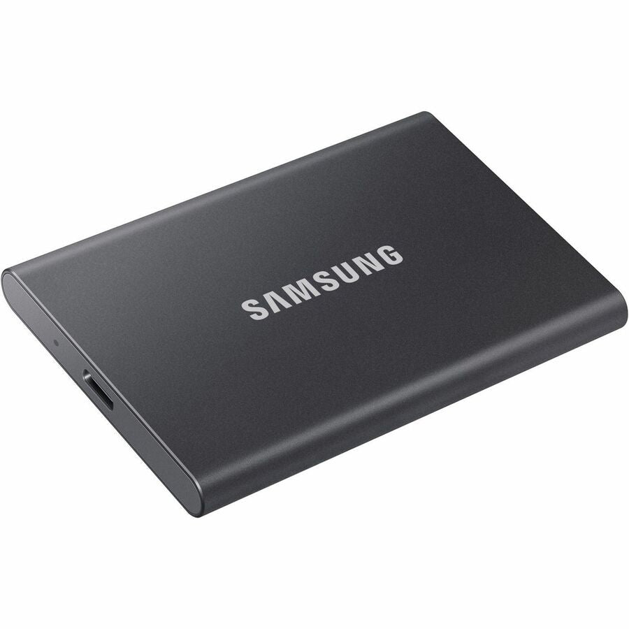 Samsung T7 4 TB Portable Solid State Drive - External - PCI Express NVMe - Titan Gray MU-PC4T0T/AM