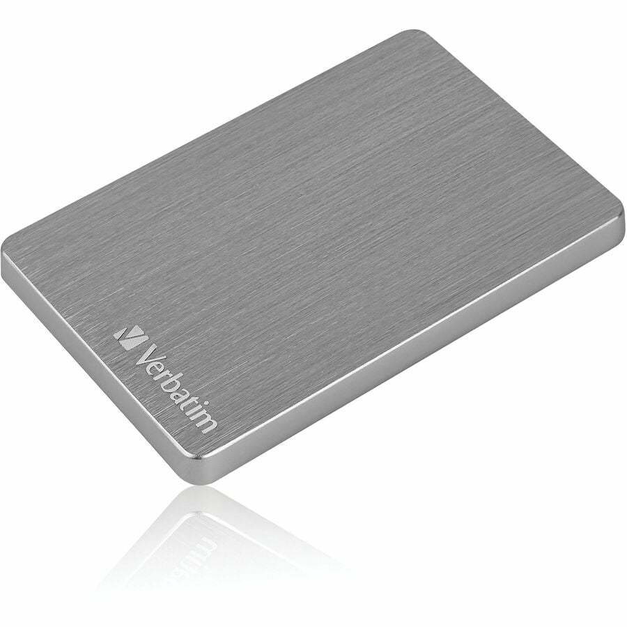 Verbatim Store 'n' Go ALU Slim 1 TB Portable Hard Drive - 2.5" External - Silver 53663