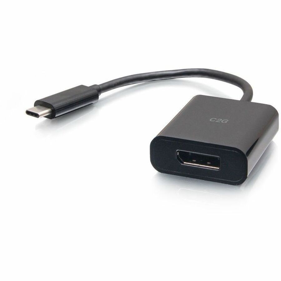 C2G USB-C to DisplayPort Adapter Converter - 4K 60Hz - Black C2G26933