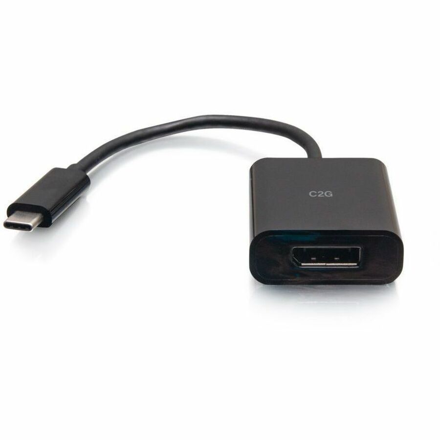 C2G USB-C to DisplayPort Adapter Converter - 4K 60Hz - Black C2G26933