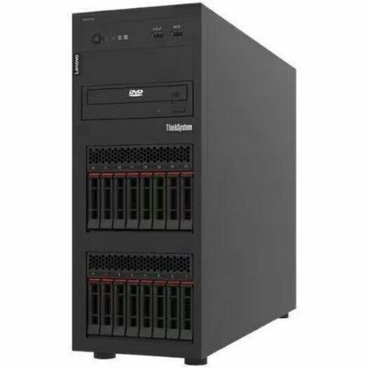 Lenovo ThinkSystem ST250 V3 7DCEA01ZNA Tower Server - 1 x Intel Xeon E-2488 3.20 GHz - 16 GB RAM - Serial ATA/600 Controller 7DCEA01ZNA