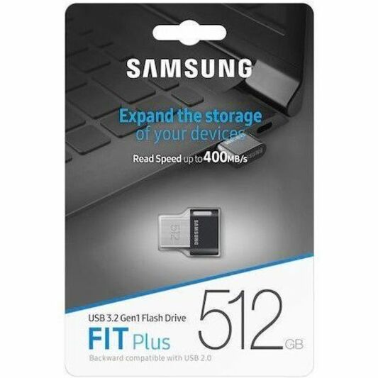 Samsung FIT Plus USB 3.2 Flash Drive 512GB MUF-512AB/AM