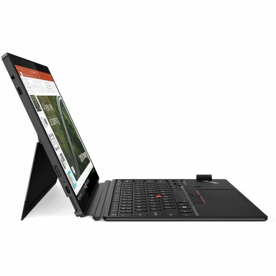 Lenovo ThinkPad X12 Detachable Gen 2 21LK002UUS 12.3" Touchscreen Detachable 2 in 1 Notebook - Full HD Plus - Intel Core Ultra 7 164U - vPro Technology - 32 GB - 512 GB SSD - English Keyboard - Black 21LK002UUS