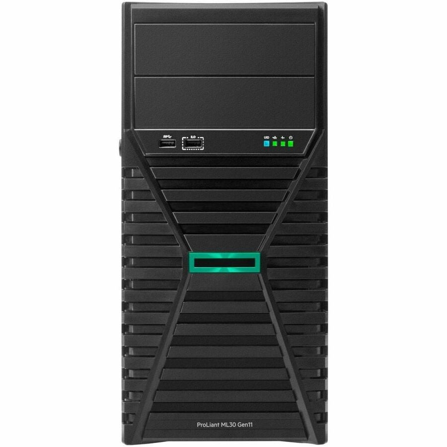 HPE ProLiant ML30 G11 4U Tower Server - 1 x Intel Xeon E-2434 3.40 GHz - 32 GB RAM - 1.92 TB SSD - (2 x 960GB) SSD Configuration - Serial ATA/600, 12Gb/s SAS, NVMe Controller P72995-005