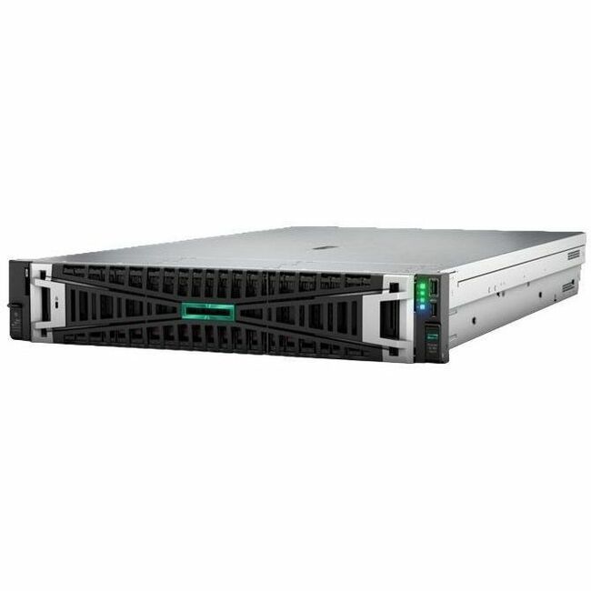 HPE ProLiant DL380 G11 2U Rack Server - 1 x Intel Xeon Silver 4510 2.40 GHz - 64 GB RAM - 4.80 TB HDD - (2 x 2.4TB) HDD Configuration - Serial ATA/600, 12Gb/s SAS Controller P72983-005