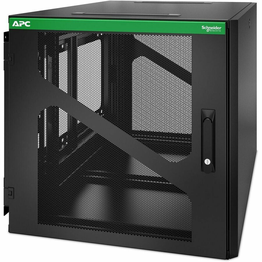 APC by Schneider Electric NetShelter 12U Wallmount Rack Enclosure Cabinet Side Mount UPS Depth AR112SM