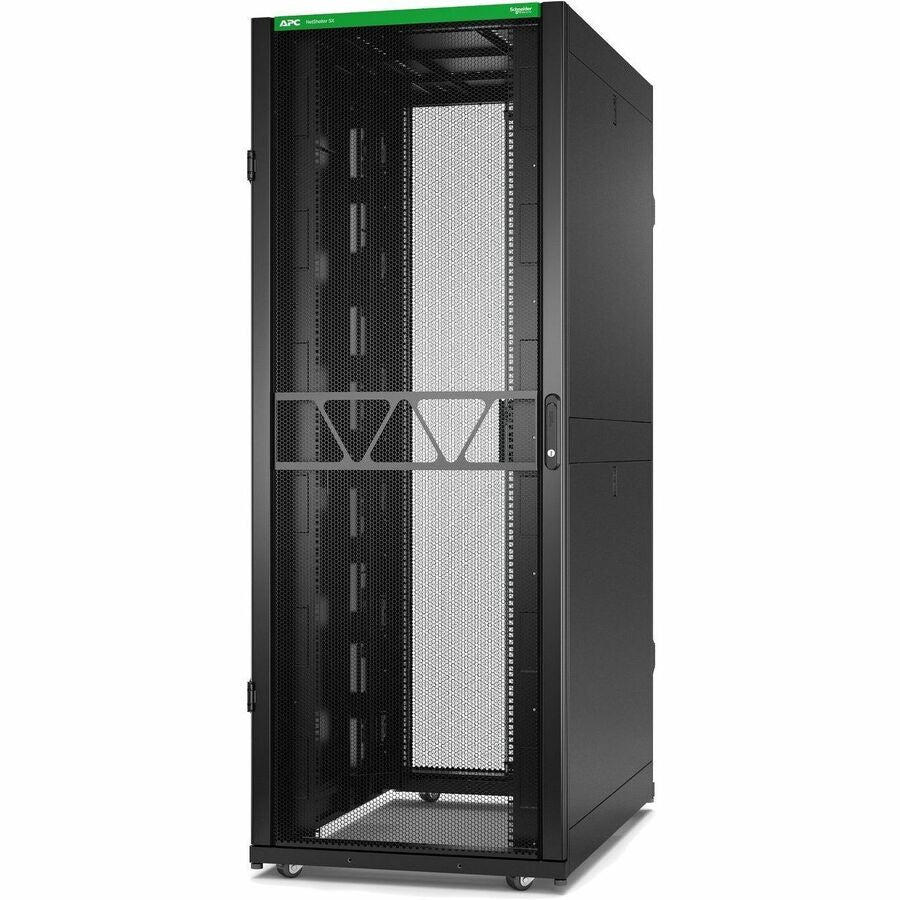 APC by Schneider Electric NetShelter SX Server Rack Gen 2, 42U, 1991H x 750W x 1200D mm, with Sides, Black AR3350B2