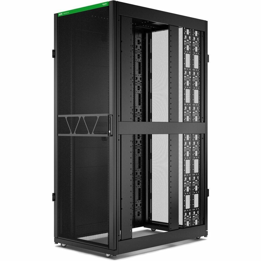 APC by Schneider Electric NetShelter SX Server Rack Gen 2, 42U, 1991H x 750W x 1200D mm, with Sides, Black AR3350B2