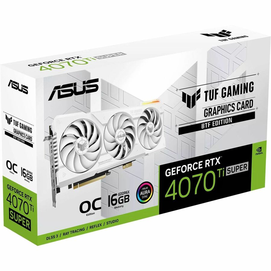 TUF NVIDIA GeForce RTX 4070 Ti SUPER Graphic Card - 16 GB GDDR6X TUF-RTX4070TIS-O16G-BTF-W