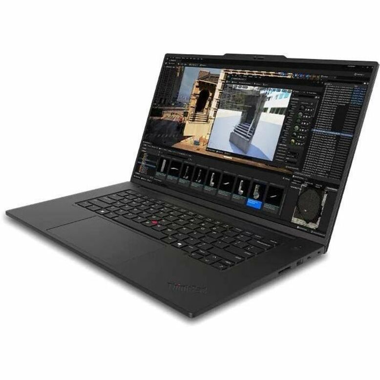 Lenovo ThinkPad P1 Gen 7 21KV000KUS 16" Touchscreen Notebook - WQUXGA - Intel Core Ultra 7 165H - vPro Technology - Intel Evo Platform - 32 GB - 1 TB SSD - English Keyboard - Black 21KV000KUS