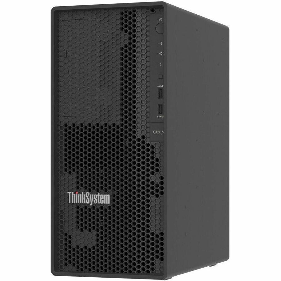 Lenovo ThinkSystem ST50 V3 7DF3A00FNA Tower Server - 1 x Intel Xeon E-2456 3.30 GHz - 16 GB RAM - Serial ATA/600 Controller 7DF3A00FNA