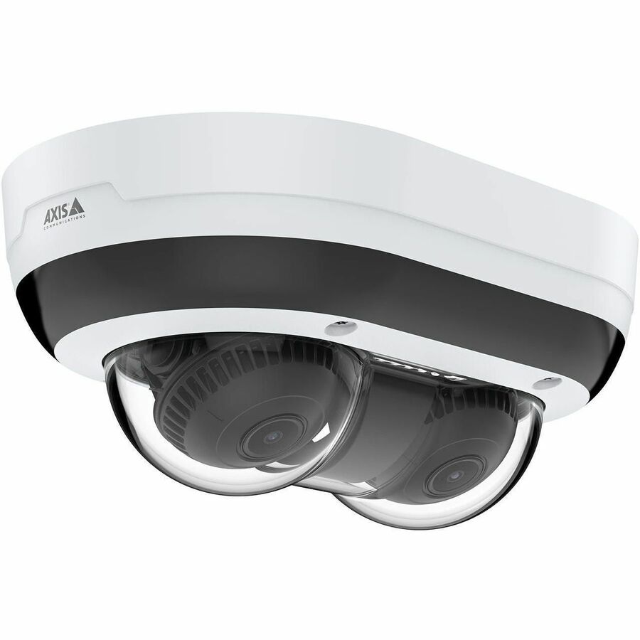 AXIS P4708-PLVE 8 Megapixel Outdoor 4K Network Camera - Color - Dome - Black - TAA Compliant 02944-001