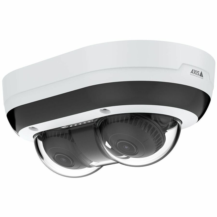 AXIS P4708-PLVE 8 Megapixel Outdoor 4K Network Camera - Color - Dome - Black - TAA Compliant 02944-001