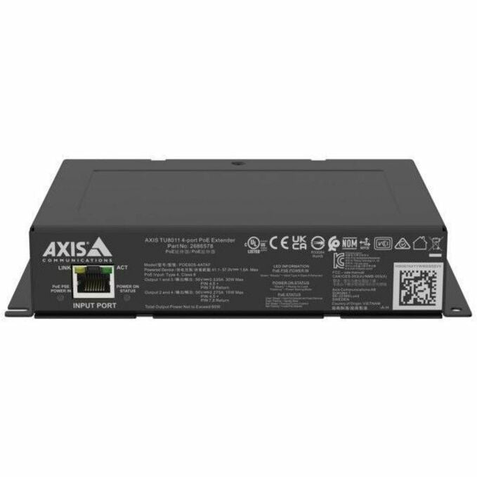 AXIS TU8011 PoE Extender 4-port 02727-001