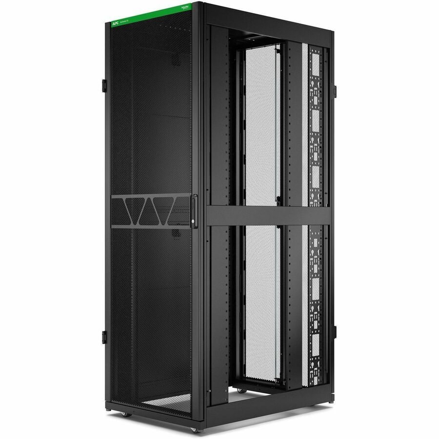 APC by Schneider Electric NetShelter SX Server Rack Gen 2, 45U, 2124H x 750W x 1070D mm, with Sides, Black AR3155B2