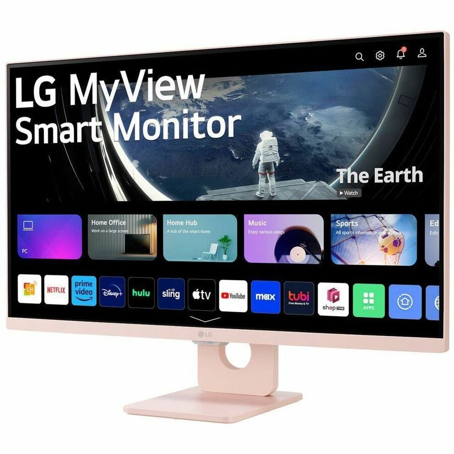 LG MyView 27SR50F-P 27" Class Full HD Smart LCD Monitor - 16:9 - Pink 27SR50F-P