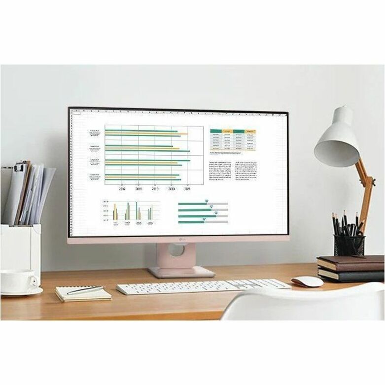 LG MyView 27SR50F-P 27" Class Full HD Smart LCD Monitor - 16:9 - Pink 27SR50F-P